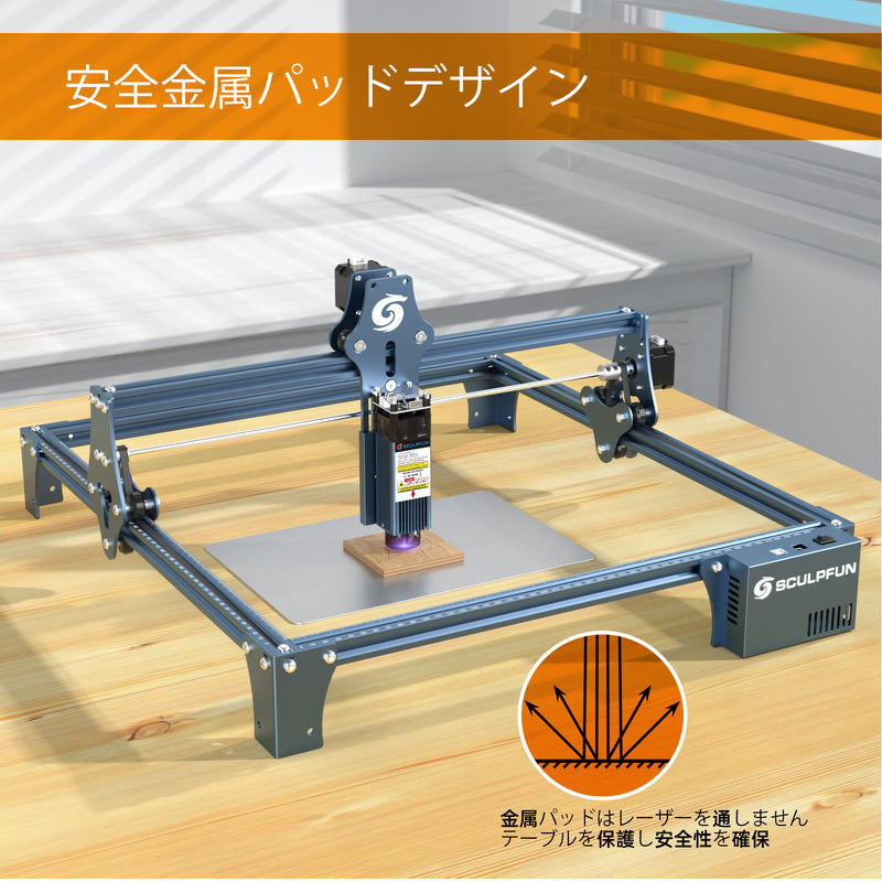 SCULPFUN S9 安全設計 電源スイッチ