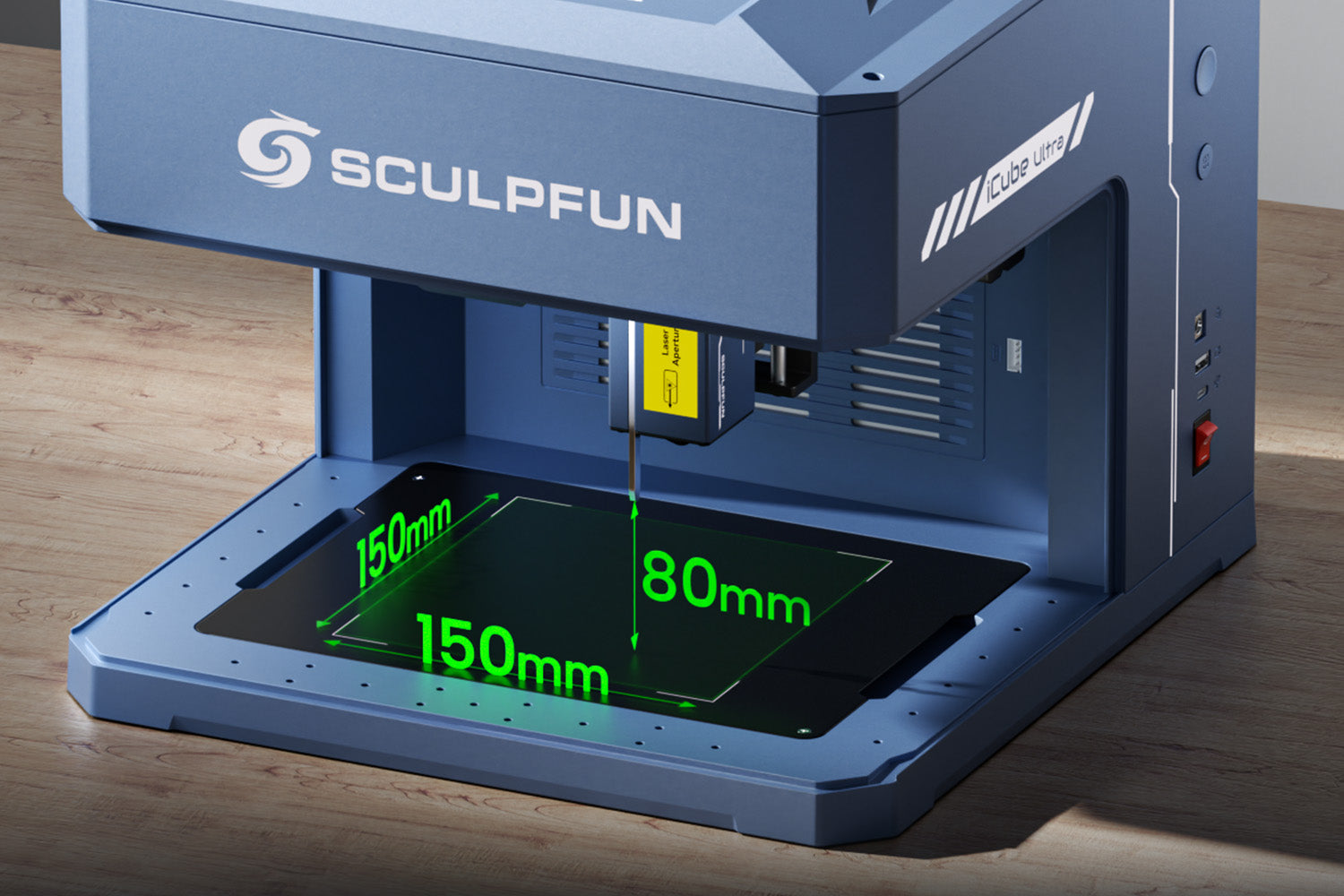 SCULPFUN iCube Ultra：フラッグシップポータブルデュアルレーザー