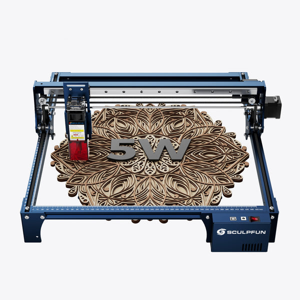 SCULPFUN S30：自動エアアシスト搭載 5W レーザー彫刻機